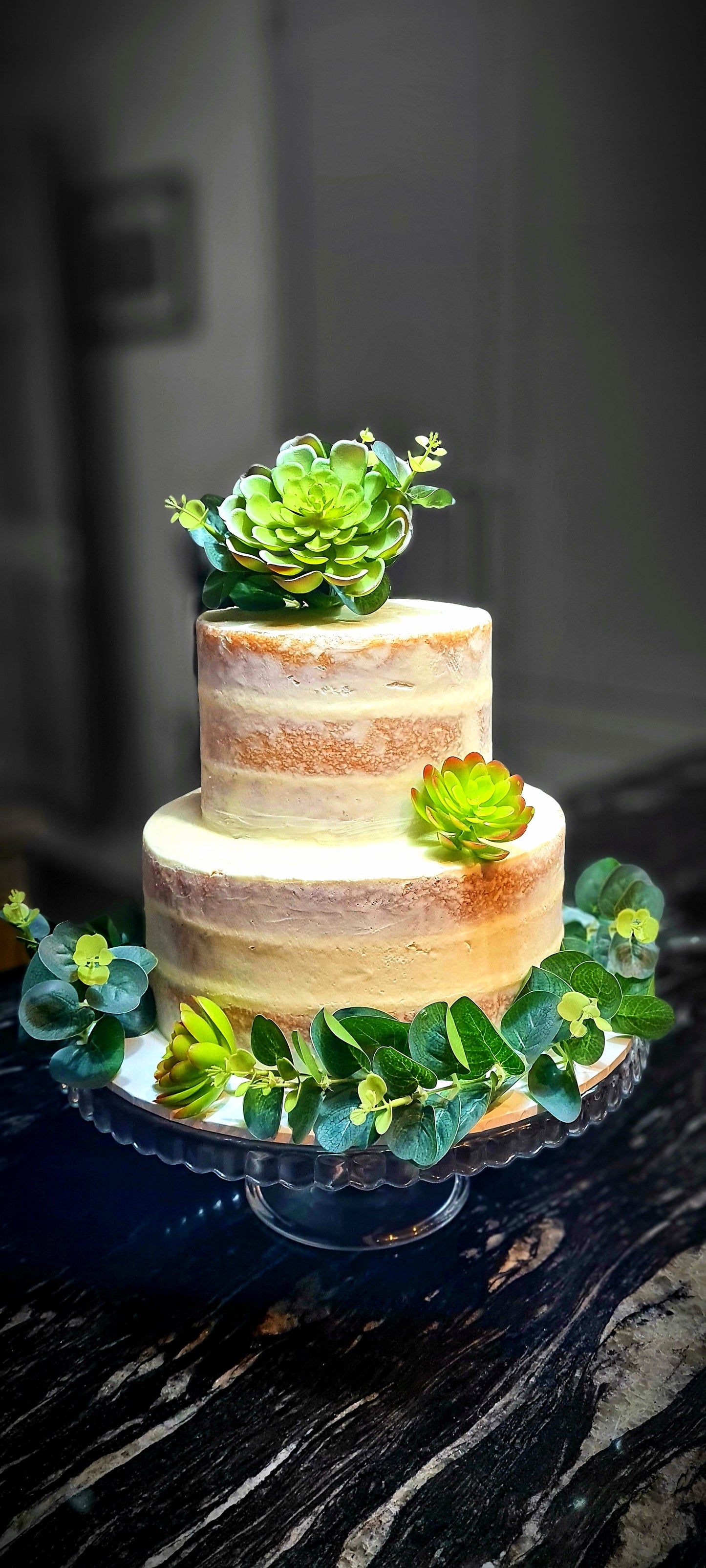 2 Tier Naked Cake