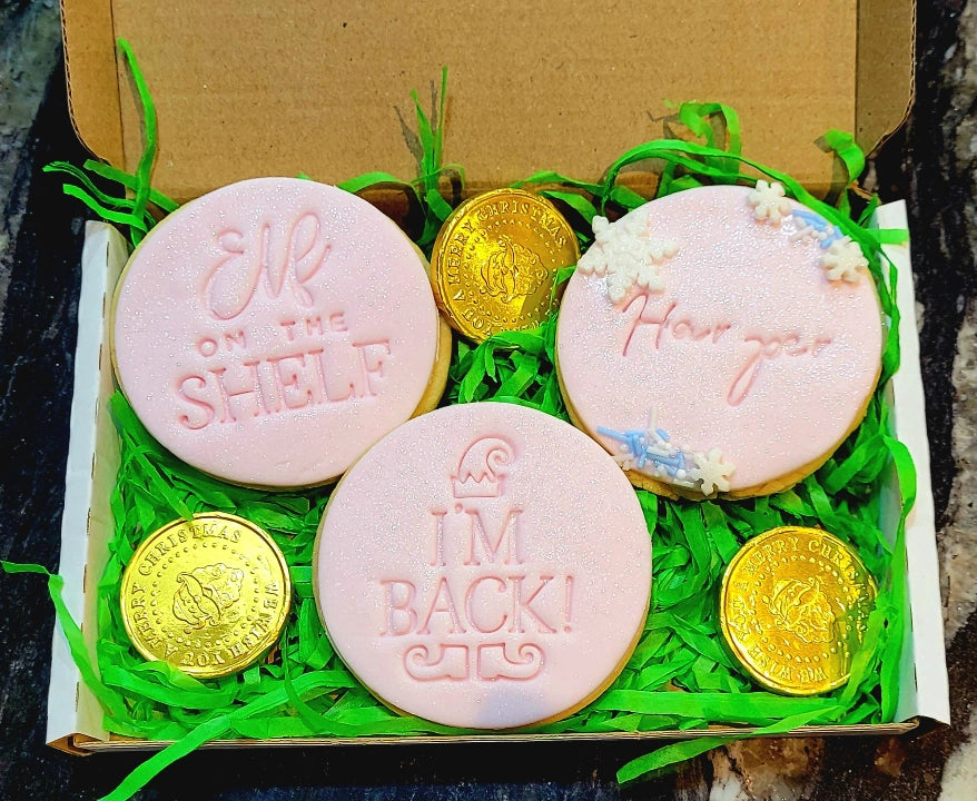 Elf on the Shelf Cookie Trio